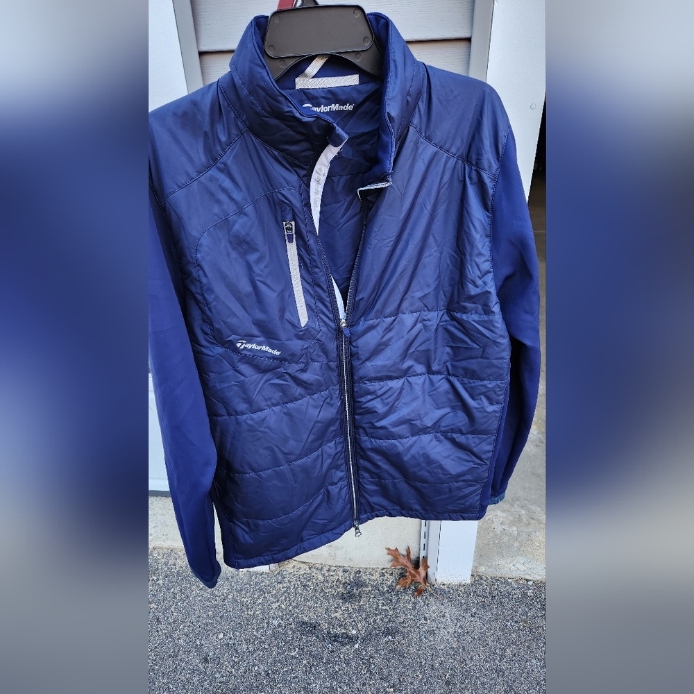 TaylorMade Navy Golf Jacket Size Large